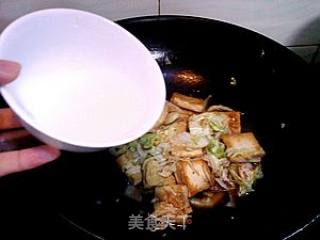 娃娃菜焖豆腐的做法步骤：13