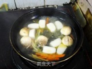 上汤早心菜的做法步骤：6