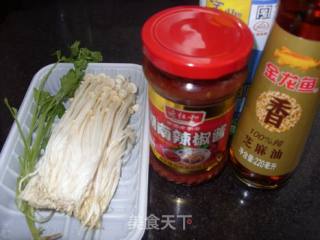红油金针菇的做法步骤：1