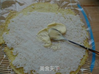 【花样寿司】----蛋卷寿司的做法步骤：7