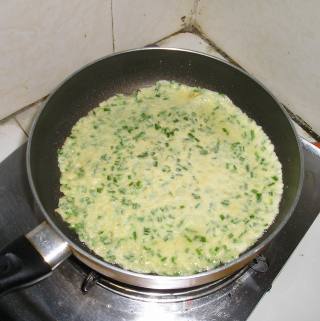 韭菜鸡蛋煎饼的做法步骤：12