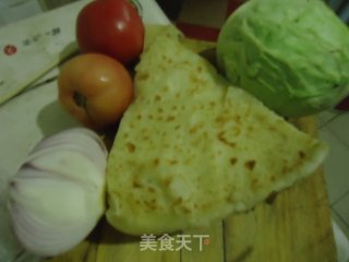 家常素炒饼的做法步骤：1
