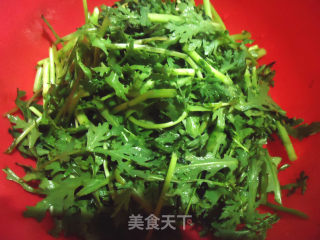 蒜蓉茼蒿的做法步骤：3