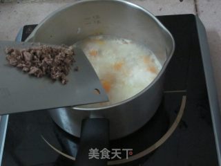 宝宝辅食——骨汤肝泥粥的做法步骤：4