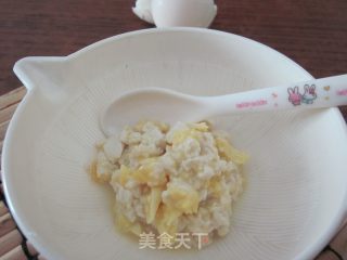 宝宝辅食——蛋黄豆腐泥的做法步骤：7