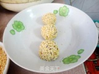 芝麻--紫薯糯米糍的做法步骤：11