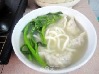 猪肉饺子乌冬面的做法步骤：6