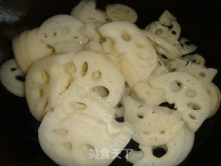 清炒藕片的做法步骤：4
