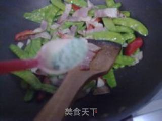 培根炒荷兰豆的做法步骤：8