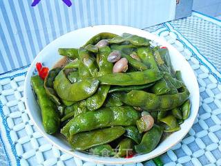 家常菜---【清炖油豆角】的做法步骤：9