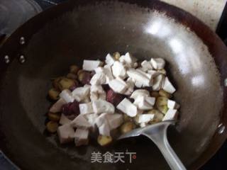 抗癌解毒----------红白豆腐溜草菇的做法步骤：8