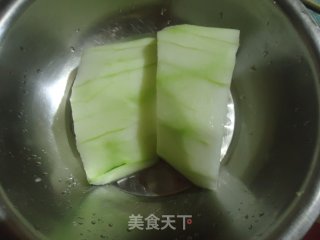 茄汁冬瓜的做法步骤：2