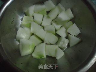 茄汁冬瓜的做法步骤：3