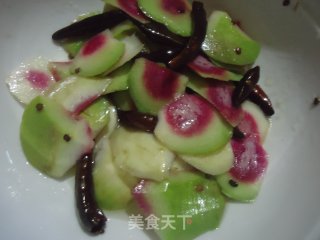 酸辣萝卜皮的做法步骤：7