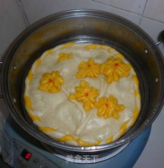 富贵菊花图——面食入画的做法步骤：19