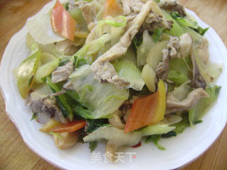 家常菜----鲜蘑炒白菜的做法步骤：10