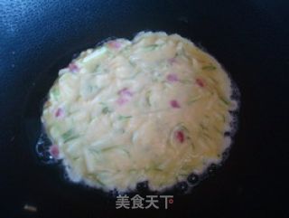 【南瓜的花样年华】南瓜腊肠糊塌子的做法步骤：6