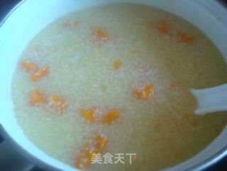 【南瓜的花样年华】南瓜双米粥的做法步骤：5