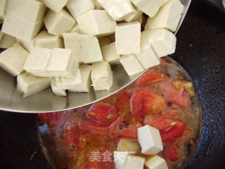 家常菜----西红柿鸡蛋炒豆腐的做法步骤：5