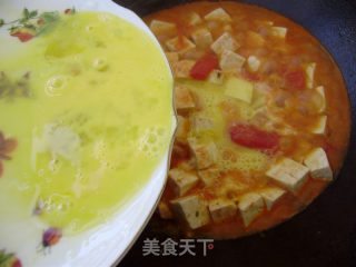 家常菜----西红柿鸡蛋炒豆腐的做法步骤：6