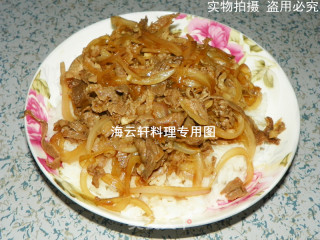 吉野家招牌牛肉饭做法*速成法*（实物拍摄）的做法步骤：7