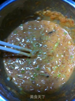 【美味泡菜饼】的做法步骤：3