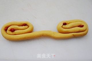 南瓜枸杞蝴蝶卷的做法步骤：6