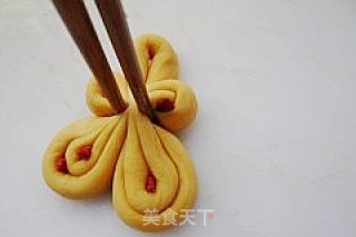 南瓜枸杞蝴蝶卷的做法步骤：8