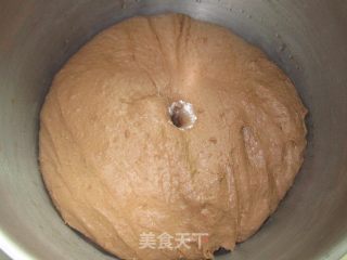 可可燕麦冰洁面包的做法步骤：4