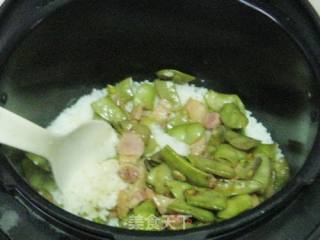 咸肉扁豆饭的做法步骤：9