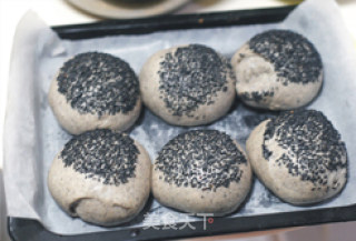 【黑芝麻餐包】的做法步骤：9