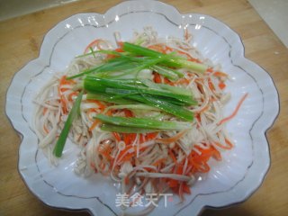 葱油金针菇的做法步骤：7