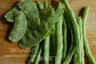 素炒双豆的做法步骤：1