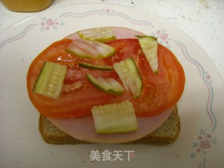 营养快捷三明治的做法步骤：3
