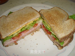 营养快捷三明治的做法步骤：6
