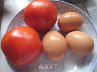 农家菜籽油版番茄炒蛋的做法步骤：1