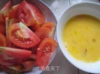 农家菜籽油版番茄炒蛋的做法步骤：2