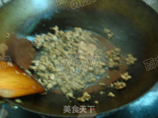 南菜北做【橄榄菜肉沫四季豆】的做法步骤：5