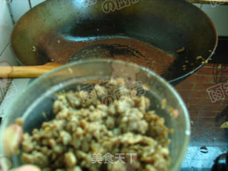 南菜北做【橄榄菜肉沫四季豆】的做法步骤：6
