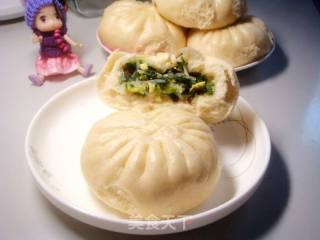韭菜素三鲜蒸包的做法步骤：14