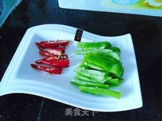 【双椒煸薯条】的做法步骤：3
