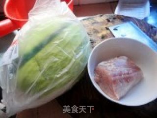 猪肉炒包菜的做法步骤：1