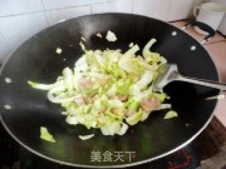 猪肉炒包菜的做法步骤：6