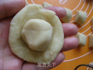 酥皮月饼（无花果馅和花生馅）的做法步骤：5