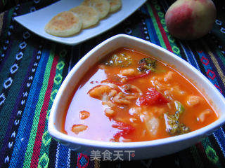 菜花番茄蛤蜊汤的做法步骤：10