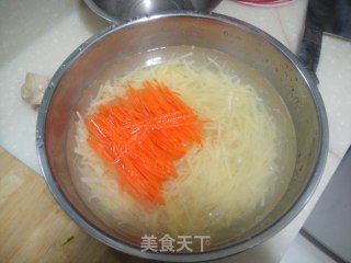 素炒三丝的做法步骤：3