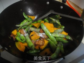 豆角炖南瓜的做法步骤：7