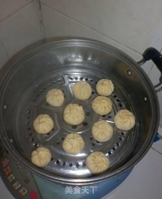 鲜肉双面包子的做法步骤：11