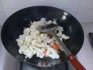 肉炒菜花的做法步骤：5