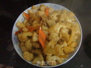 肉炒菜花的做法步骤：9